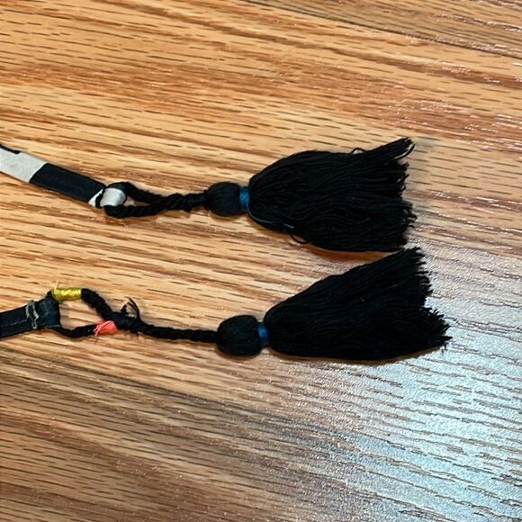 Becca Tribal Primitive Print Black White 1 piece swimsuit, bathing, tank, Large - Picture 7 of 10